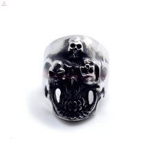 stainless steel ring designs,red eyes skull stainless steel thumb rings